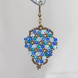 Hook pierces - Bronze brass - Earrings Grapes Marissa - Hook pierces - Bronze brass - Laiton bronze